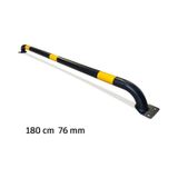 Araç Stop Demiri Araç Stoperi Otopark Stoperi Siyah 180Cm Ø76mm 3Mm