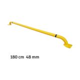 Araç Stoper İmalatı Otopark Araç Stoperi Lastik Sonlandırma Demiri 180 Cm Ø48mm 2Mm Sarı