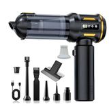 Araç Süpürgesi 2in1 Kablosuz Güçlü Araç Süpürgesi ve Hava Üfleyici - 20000Pa Turbo Vakum Gücü, 3 Kademeli Fırçasız Motor, 8000 mAh Şarjlı Mini El Süpürgesi, HEPA Filtreli Araba Temizlik Makinesi