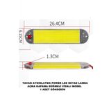 Arac Tavan Aydinlatma Power Led Beyaz Led Lamba Acma Kapama Dugme Vidali Model 1 Adet -