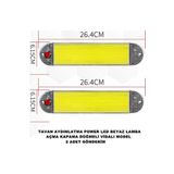 Arac Tavan Aydinlatma Power Led Beyaz Led Lamba Acma Kapama Dugme Vidali Model 2 Adet -