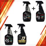 Araç (Torpido, Lastik, Jant, Döşeme,) Temizleyici ve Parlatıcı 500 ml - Torpido Parlatıcısı + Döşeme Temizleyici + Lastik Parlatıcı + Jant temizleyicisi