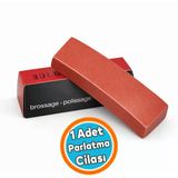 Araç Ve Metal Yüzey Parlatma Cilası 9X2x2 Cm Kırmızı Renk 1 Adet Parlatma Bloğu