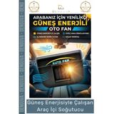 #Araçfanı Güneş Enerjili Auto Cool Portatif Oto Havalandırma Fan Sistemi Çalışan Araç İçi Soğutucu