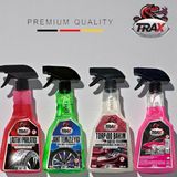 Aracınız Için En Iyisi T-Rax4'lü Set Torpido Sütü + Lastik Parlatıcı + Hızlı Cila + Jant Temizleyici 500 ml