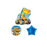 Araçlar Kamyon Konsept Kepçe Balon Set Kamyon Balon Seti Truck Balloon Doğum Günü Set