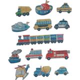 Araçlar Vehicles / 13 Adet Puzzle Yapboz Puzzle / 82 Parça Okul Öncesi Zeka Geliştirici Oyuncak