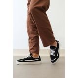aradimtaradim BA0351 BOA Bağcıklı Deri Tozu Günlük Siyah Renk Spor Ayakkabı P18356S2052