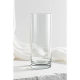 Aralsa 10 cm x 40 cm El Işçiliği Silindir Cam Vazo, Akvaryum , Dekor , Sürahi , Dekoratif, Saksı