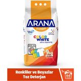 Arana Premium Toz Çamaşır Deterjanı Renkliler ve Beyazlar Için 9 kg