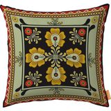 Arancione Co. Etnik Kırlent Kılıf Ds3 - 55 x 55 cm - Tatlı Yeşil