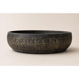 Aranjman ve Bonsai Saksısı Antrasit Gold 25-30 cm Çap Yuvarlak