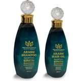 Arap Makyaj Dünyası 250 ml Arap Yağı + 500 ml Arap Şampuanı