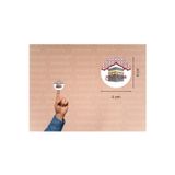 Arapça Hajj Hediyesi Etiketi Yuvarlak Sticker Hajj Umre Mat Çıkartma Hediyelik 4 Cm (90 Adet)