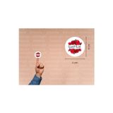Arapça Umre Hediyesi Etiketi Yuvarlak Sticker Hajj Umre Mat Çıkartma Hediyelik 4 Cm (90 Adet)