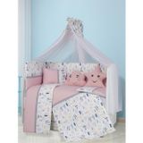 Aras Bebe Safari Uyku Seti 70x131 - Pembe
