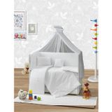 Aras Bebe Sedef Uyku Seti 60x120 cm - Beyaz Standart