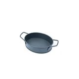 Aras Metal Oval Tepsi Küçük Boy Siyah
