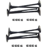 Aras Moto Bajaj Pulsar Ns 200-Rs 200 Subap Takımı 2 Emme+2 Egzoz+8 Adet Tırnak A Kalite 2014-24-