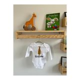 ARASBASKIEVİ ORGANİK %100 PAMUKLU HARRY POTTER GRYFFİNDOR Bebek Body Beyaz Badi Çıtçıtlı Zıbın
