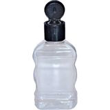 Arastana Boş Plastik Şişe 50 ml Flip Top Kapaklı 100 Adet Boş Dezenfektan Şişesi, Seyahat Şişesi Boş Pet Şişe