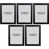Araste 15CM x 21 cm 5 Adet Resim, Fotoğraf, Çerçevesi Ayarlanabilir Ayaklı - Siyah - 15x21