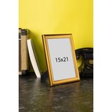 Araste 15CM x 21CM 2 Adet Resim, Fotoğraf, Çerçevesi Ayarlanabilir Ayaklı - Gold - 15x21