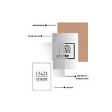 Araste Dekorasyon 15x21 Çerçeve- Boş Çerçeve-Fotoğraf Çerçevesi-Beyaz Çerçeve