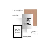 Araste Dekorasyon 15x21 Çerçeve- Boş Çerçeve-Fotoğraf Çerçevesi-Siyah Çerçeve