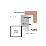 Araste Dekorasyon 40x40 Çerçeve-Fotoğraf Çerçevesi-Kare Çerçeve-Anı Köşesi-Boş Çerçeve