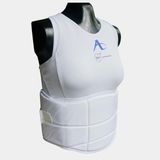 Arawaza Wkf Onaylı Karate Bayan Vücut Koruyucu Kadın Body Protector - Beyaz