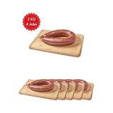 Araz Et Kasap Sucuk 2 Kg X 4 Adet | Geleneksel Yoğun Baharatlı Lezzet | Kahvaltı, Izgara Ve Yemekler Için