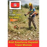 Arazi Koşullarına Dayanıklı Tırpan Misinası 4 mm Kare, 550 mt Profesyonel Ot - Çim Biçme Misinası, Motorlu Tırpan İpi