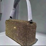 Arba Bag & Accesory Gold Abiye- Taşlı Kadın Omuz Çantası