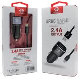Arbaks ARB-029 (TYPE-C) 2.4A Çift Girişli Araç Şarjı