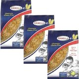 Arbella Plus Glutensiz Arpa Şehriye 400 gr x 3 Mısırdan Üretilmiş Lezzetli Çeşnili Makarna
