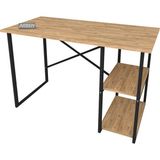 Arben Tedarik Arbentedarik 60X120 cm 2 Raflı Çalışma Masası Bilgisayar Masası Ofis Ders Yemek Masası Bendir - 60 x 120 cm - Atlantik Çam