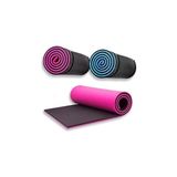Arbi Sport Hobby Life 16 mm Pembe Siyah Çift Taraflı Spor / Kamp Matı 180 x 60 x 1,6 cm - Mor