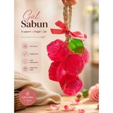 arbies beauty El Yapımı Gül Şekilli Dekoratif Sabun | Doğal İçerikli Kokulu Askılı Sabun