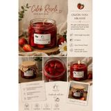 arbies beauty El Yapımı Reçel Görünümlü Jel Mum – Dekoratif Mum çilek-limon-mandalina çeşitleri