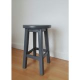Arbre Ahşap Ahşap Tabure 50 cm Yükseklik - Antrasit