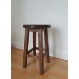 Arbre Ahşap Ahşap Tabure 50 cm Yükseklik - Ceviz