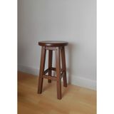 Arbre Ahşap Ahşap Tabure 55 cm Yükseklik - Ceviz