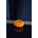 Arbuq Concept Küçük Boy Dekoratif Balkabağı Pumpkin Mum 100ML Kokusuz TURUNCU- Doğal Soya Wa x ve Balmumu