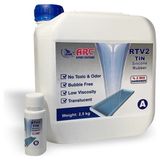 Arc Arcmarin - Rtv-2 1.sınıf Kalıp Silikonu 2,5 Kg Kıt-Avrupa Menşeli A+ Kalite Silikon