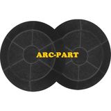 ARC-PART Arçelik Ade 605 G Gri Davlumbaz Karbon Filtre - 1 Takım (2 Adet)