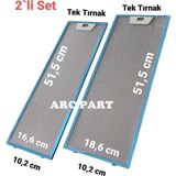 ARC-PART Bosch Aspiratör Alüminyum Filtre Seti 18,6X51,5 cm / 16,6X51,5 cm 2'li Set
