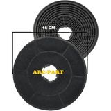 ARC-PART Esty 3155 X6 Davlumbaz Karbon Filtre - 1 Takım (2 Adet)