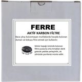 ARC-PART Ferre D067-SA Silentart 90CM Davlumbaz Karbon Filtre 1 Takım (2 Adet)