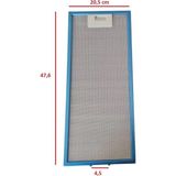 ARC-PART Silverline 7933 W6 Beyaz Aspiratör Alüminyum Filtre - 1 Adet - 20,5X47,6 cm